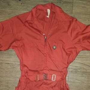 WOLF Vibrant Red Jumpsuit
